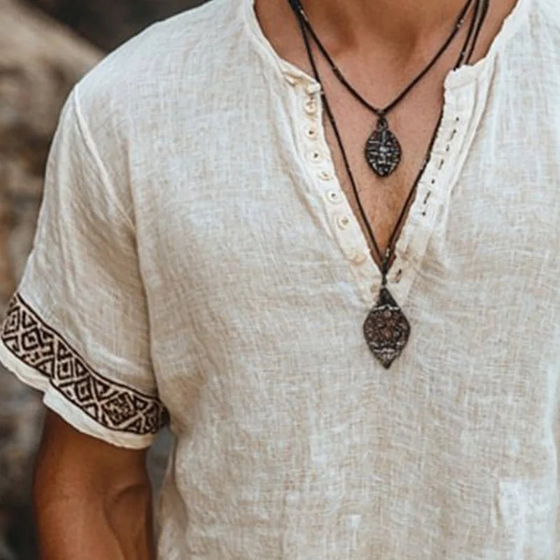 Filippo | Camicia estiva boho da uomo