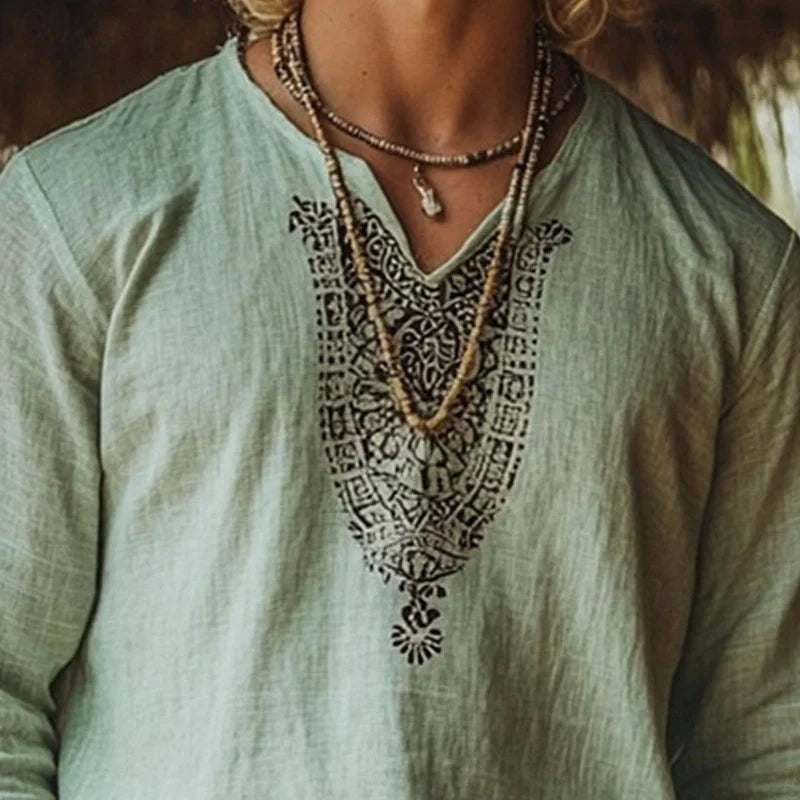 Amedeo | Camicia estiva boho da uomo