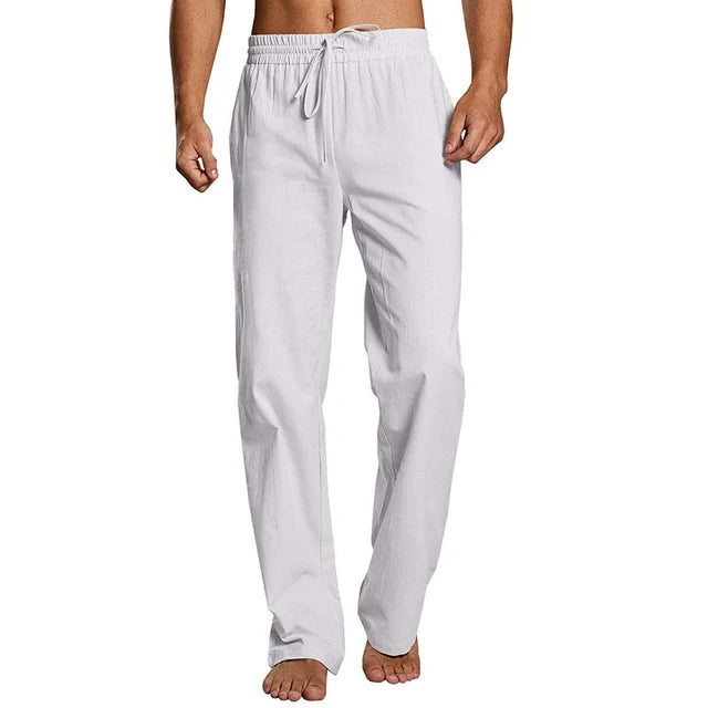 Ignazio | Pantalone estivo in lino per uomo