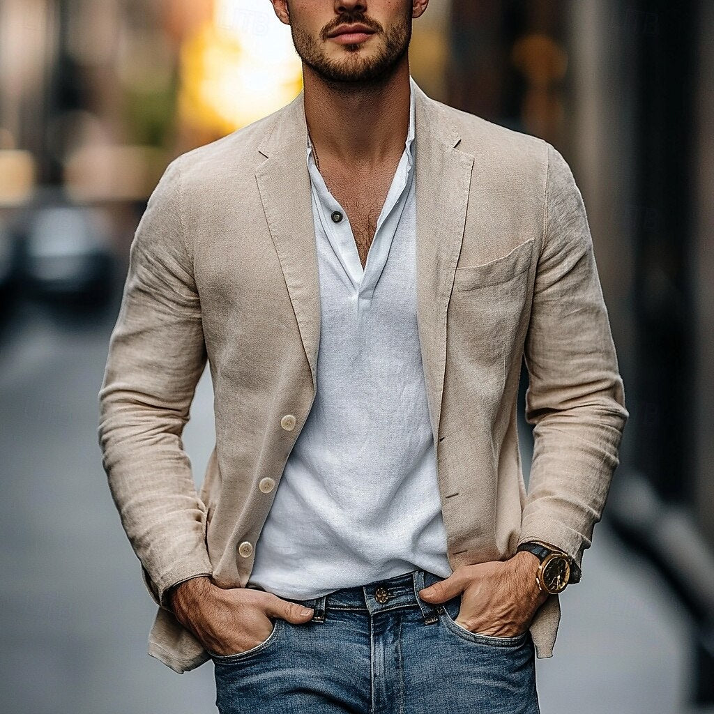 Lorenzo - Blazer in lino per l'estate