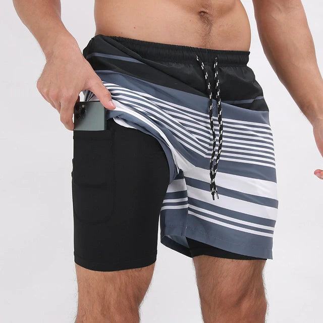 Slip da bagno uomo asciugatura rapida con fodera