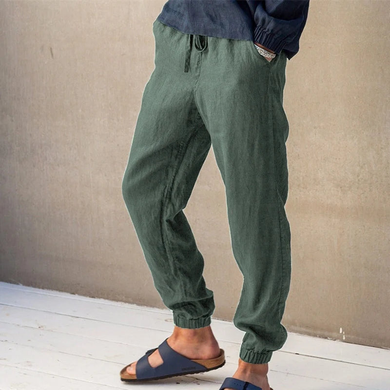 Hugo | Pantalone estivo in lino per uomo