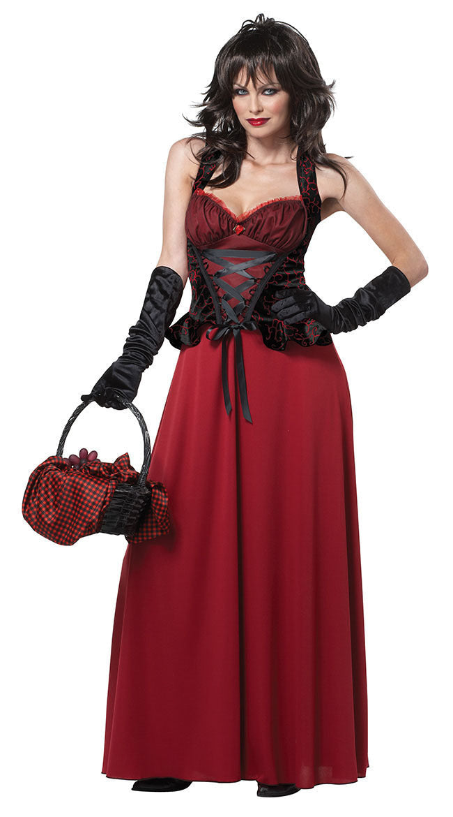 Abito fiabesco con mantello costume di Halloween | Maxi