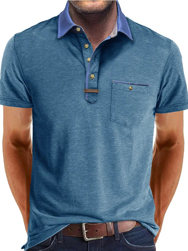 Polo Estiva Leggera da Uomo Elegante