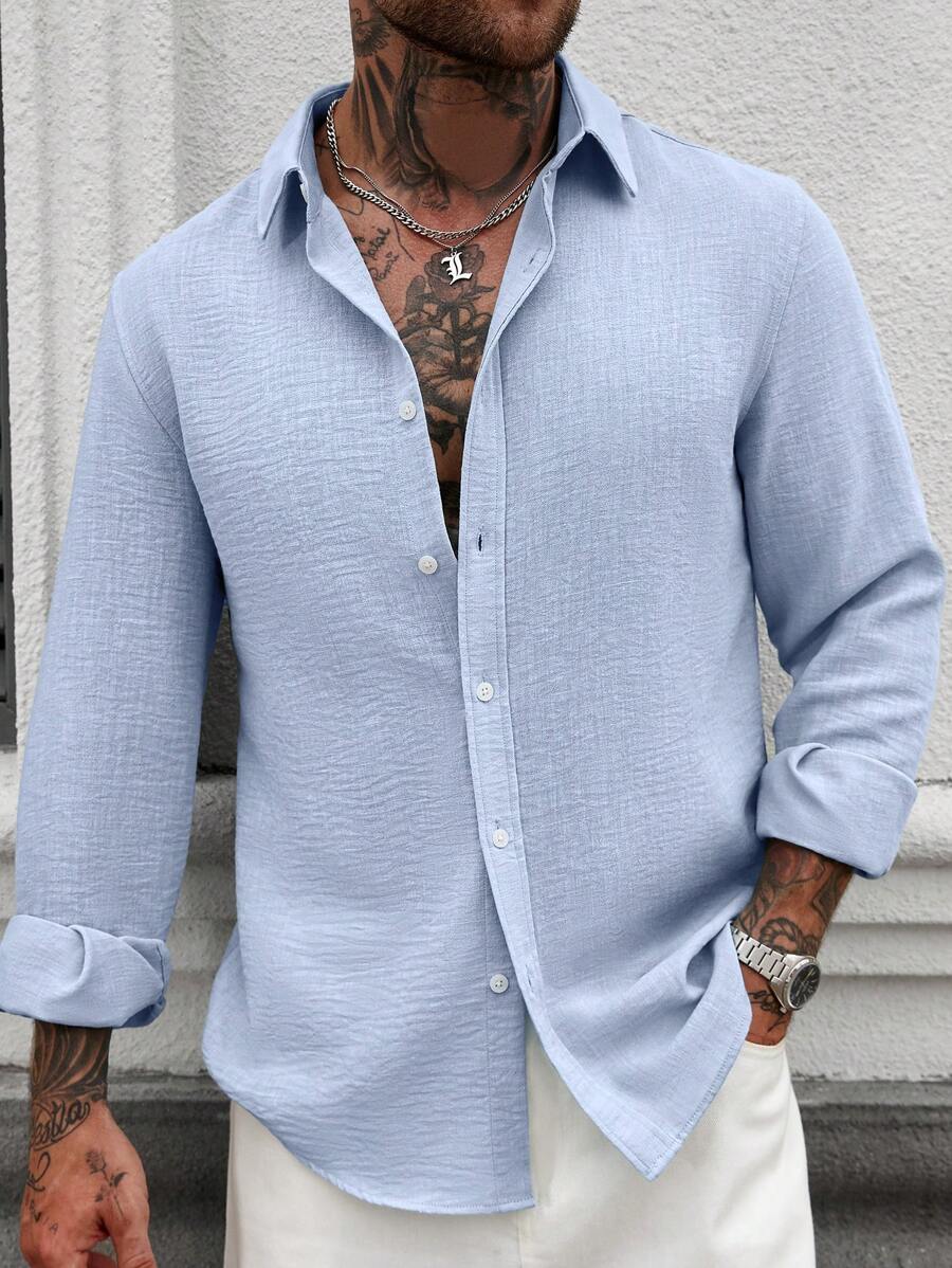 Emanuele | Camicia estiva elegante da uomo
