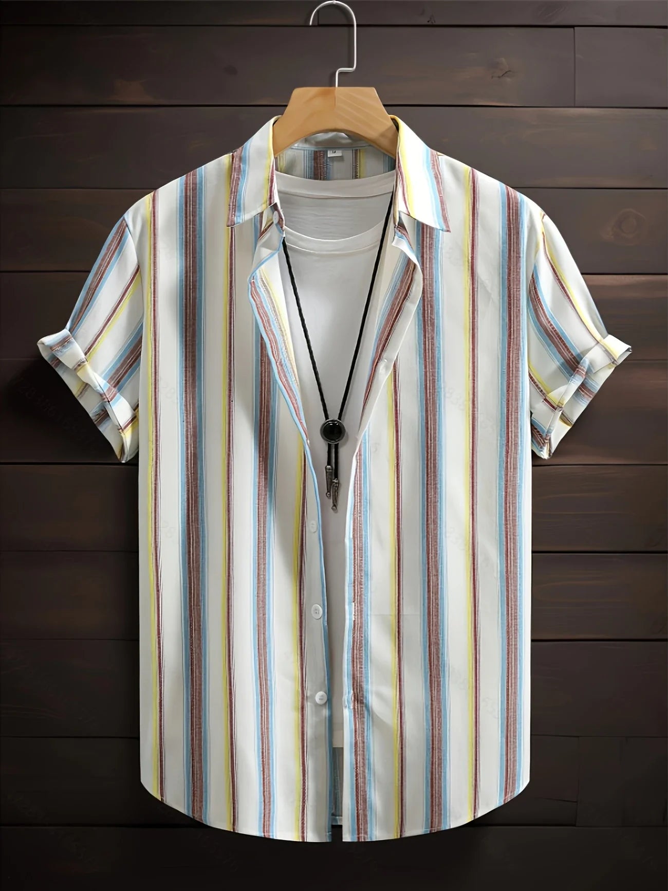 Paolo | Camicia a Righe a Maniche Corte
