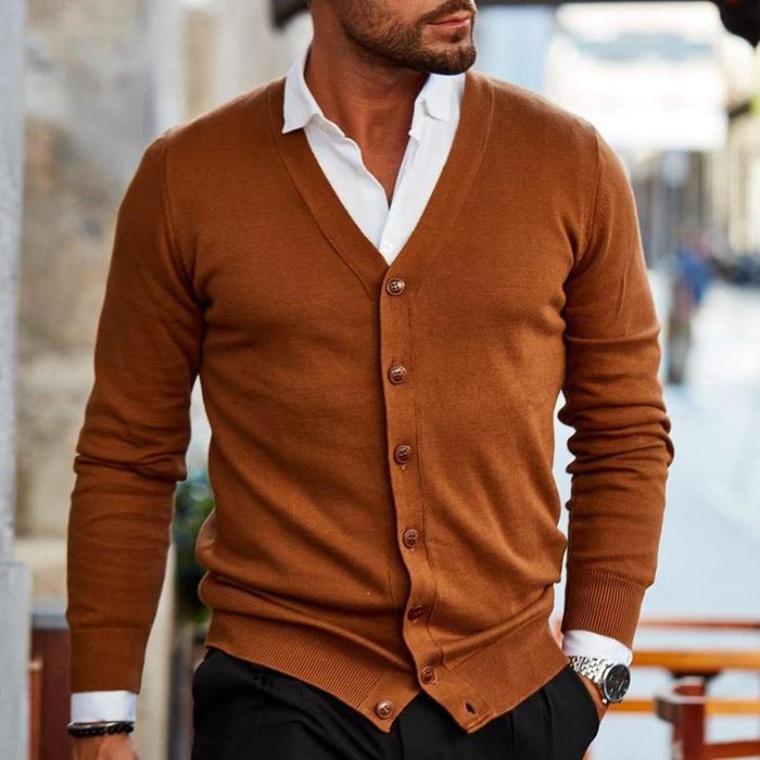 Enzo | Cardigan elegante e casual per uomo
