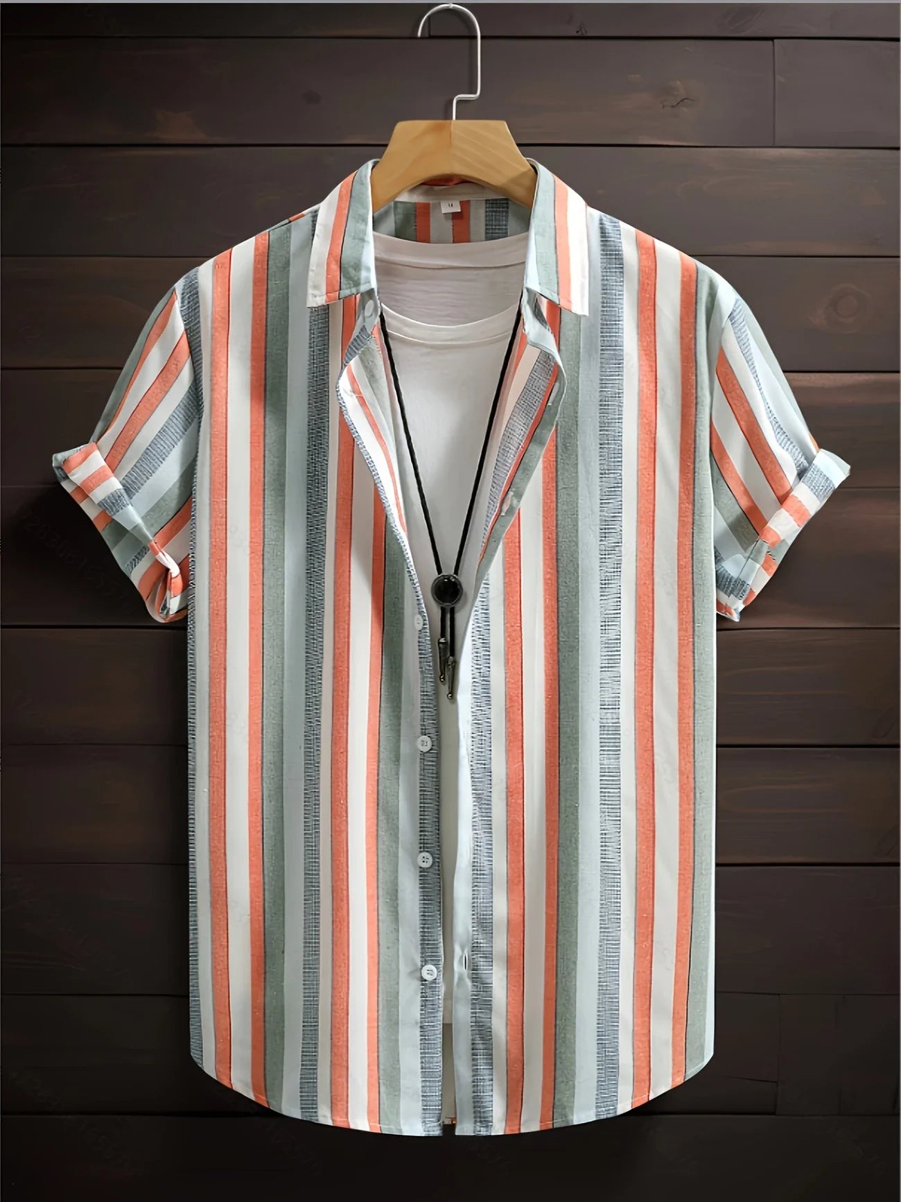 Paolo | Camicia a Righe a Maniche Corte