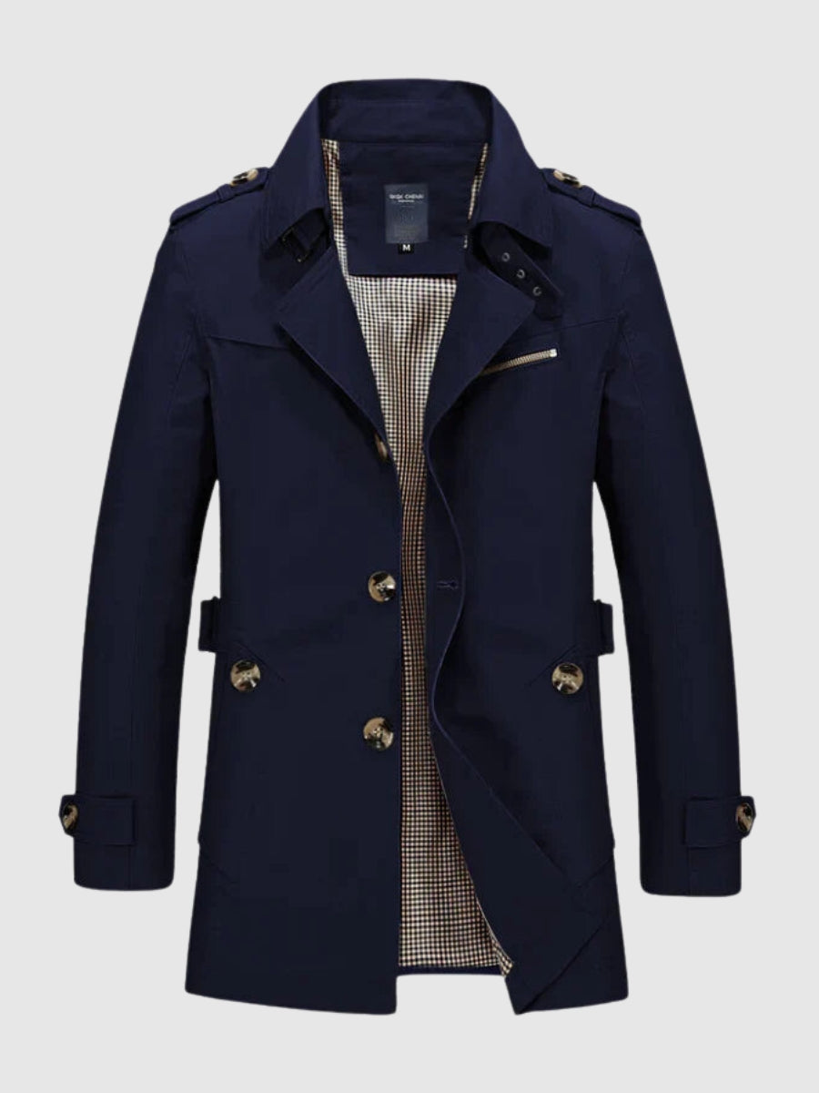 Francesco | Giubbotto impermeabile casual uomo cotone elegante