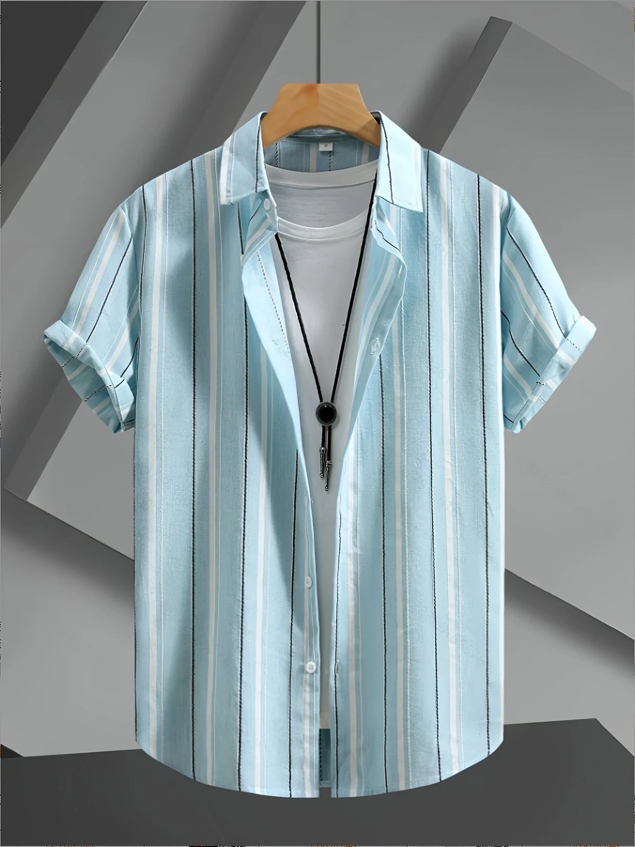 Paolo | Camicia a Righe a Maniche Corte