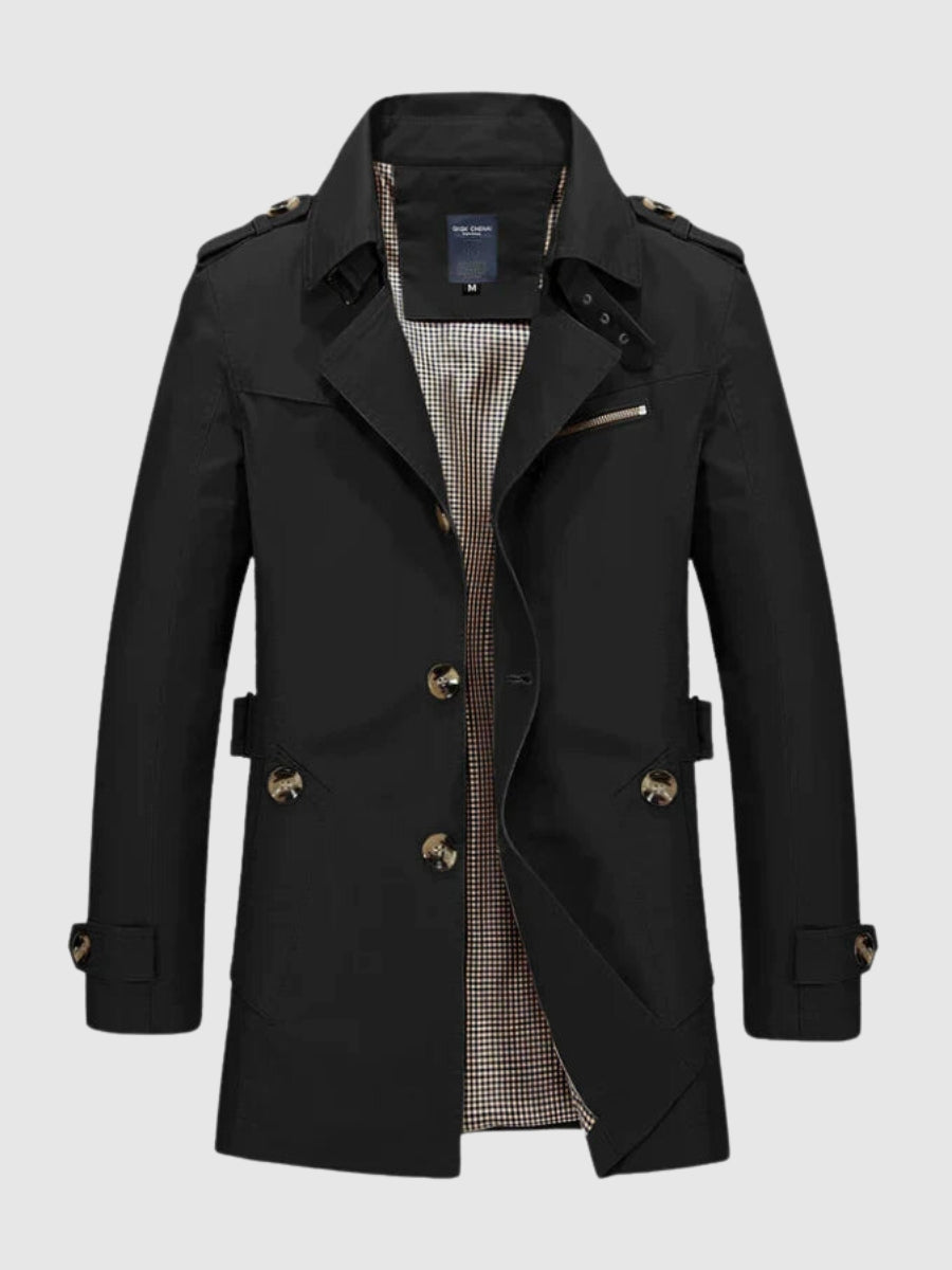 Francesco | Giubbotto impermeabile casual uomo cotone elegante