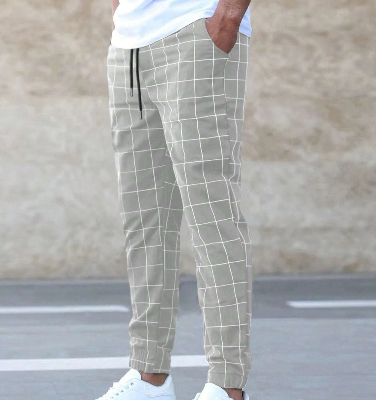 Pantaloni Eleganti Slim Fit Uomo