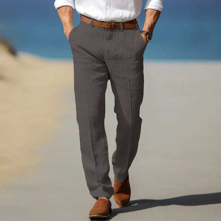Matteo | Pantaloni Estivi in Lino da Uomo