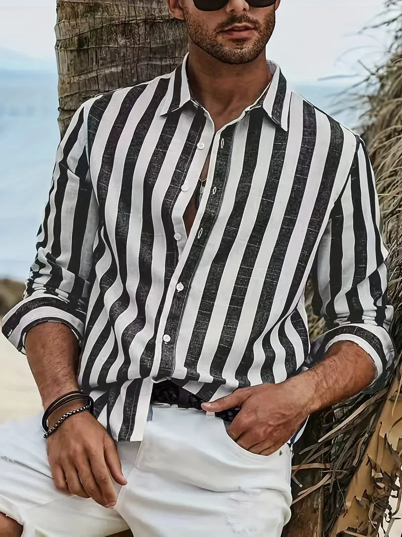 Giovanni - Camicia in Cotone Striata