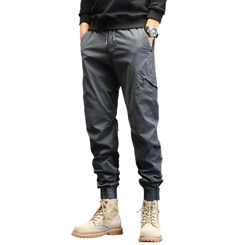 Pantaloni Cargo Elasticizzati Multi-Tasche