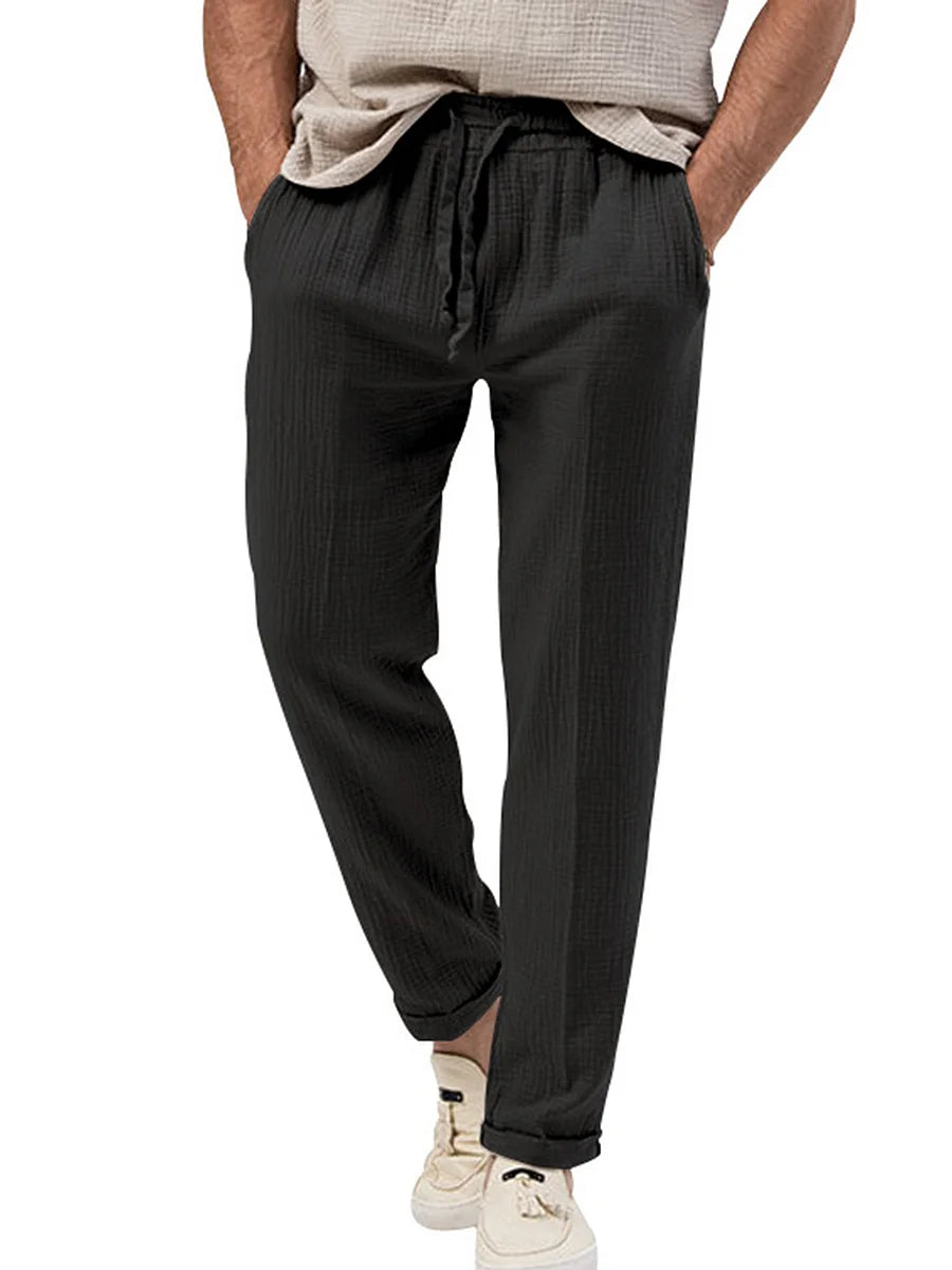 Giorgio | Pantaloni Estivi in Lino da Uomo