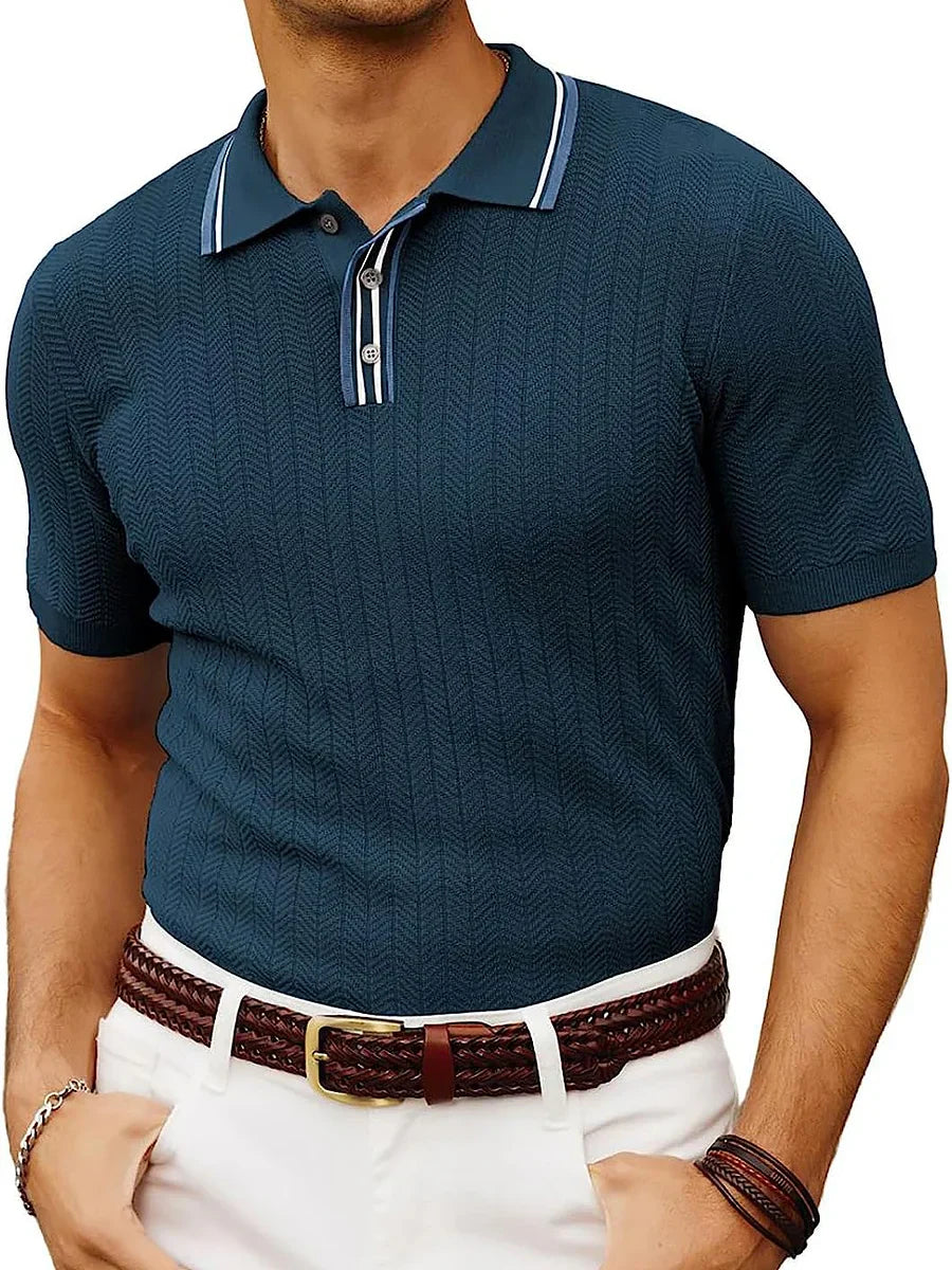 Polo Estiva Comoda per Uomo