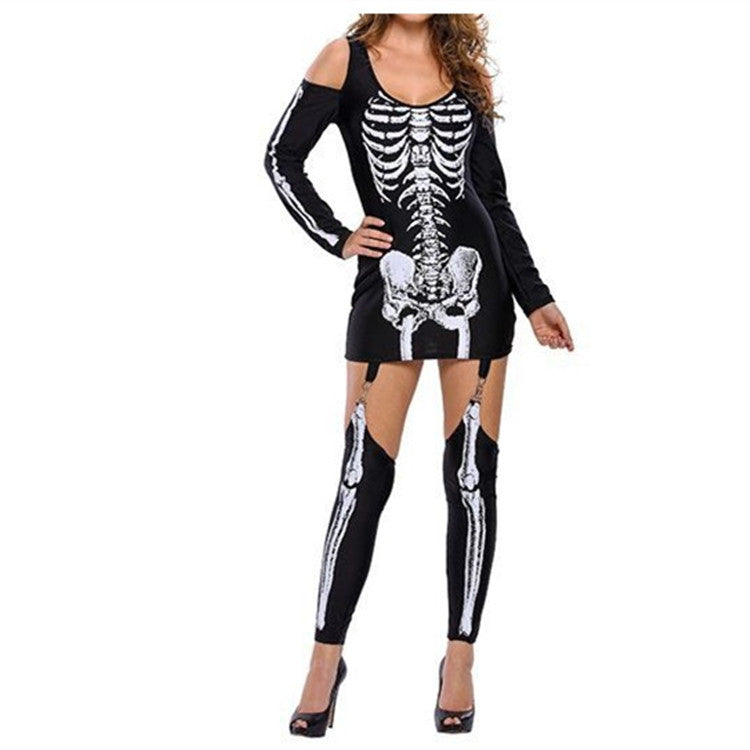 Stampa Scheletro Costume di Halloween
