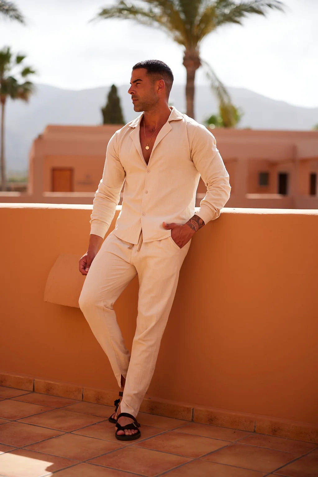 Vestito Elegante in Lino
