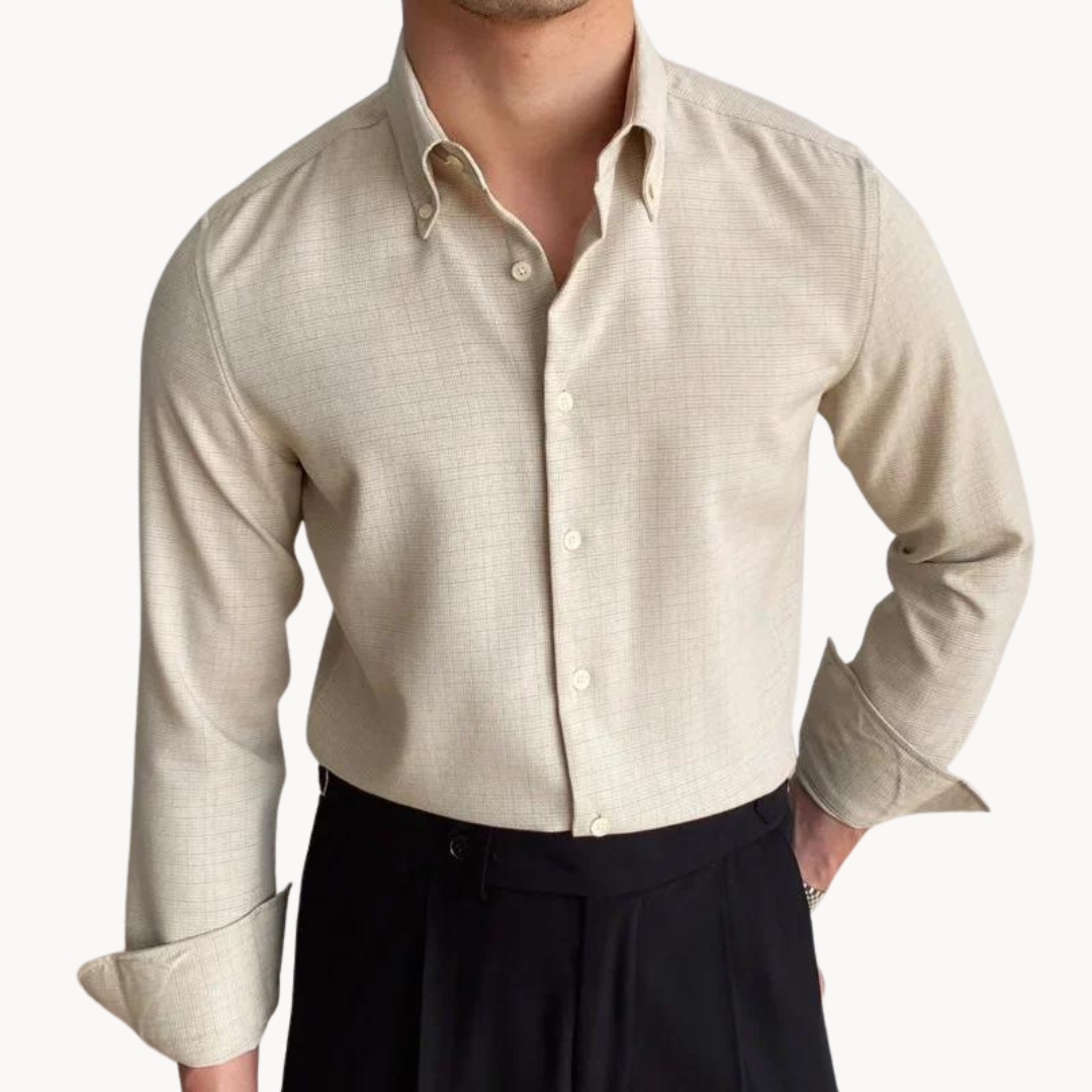 Camicia Classica Bottoni Hamptons