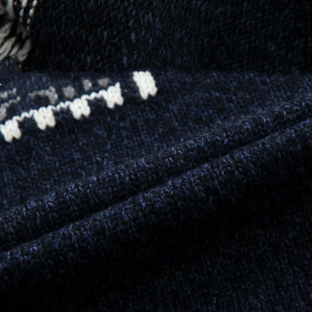 Salvatore | Cardigan classico collo alto uomo
