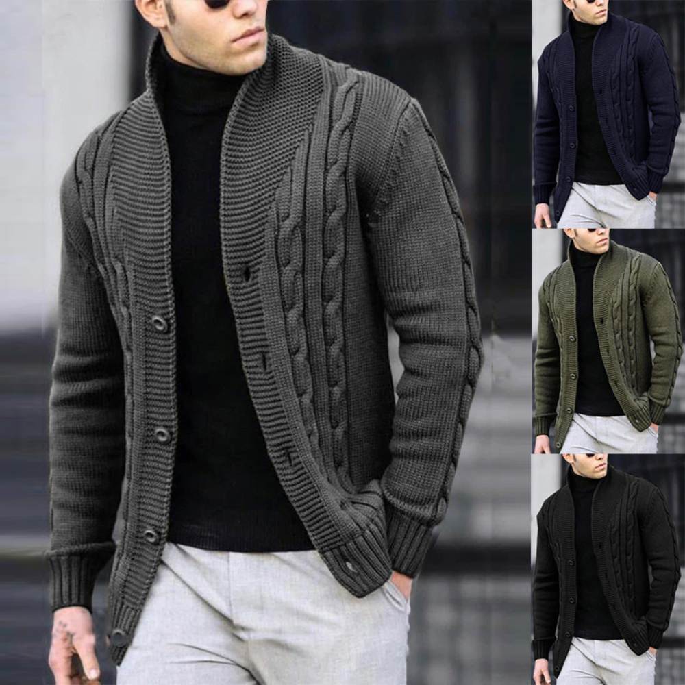 Edoardo | Cardigan a coste elegante per uomo