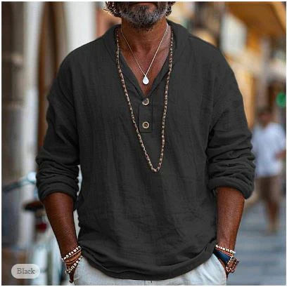 Camicia Leggera in Lino da Uomo