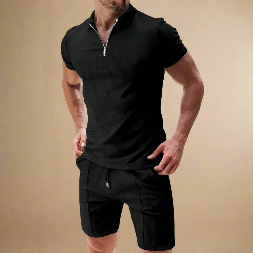 Stefano | Set Estivo Due Pezzi da Uomo con Polo e Pantaloncini