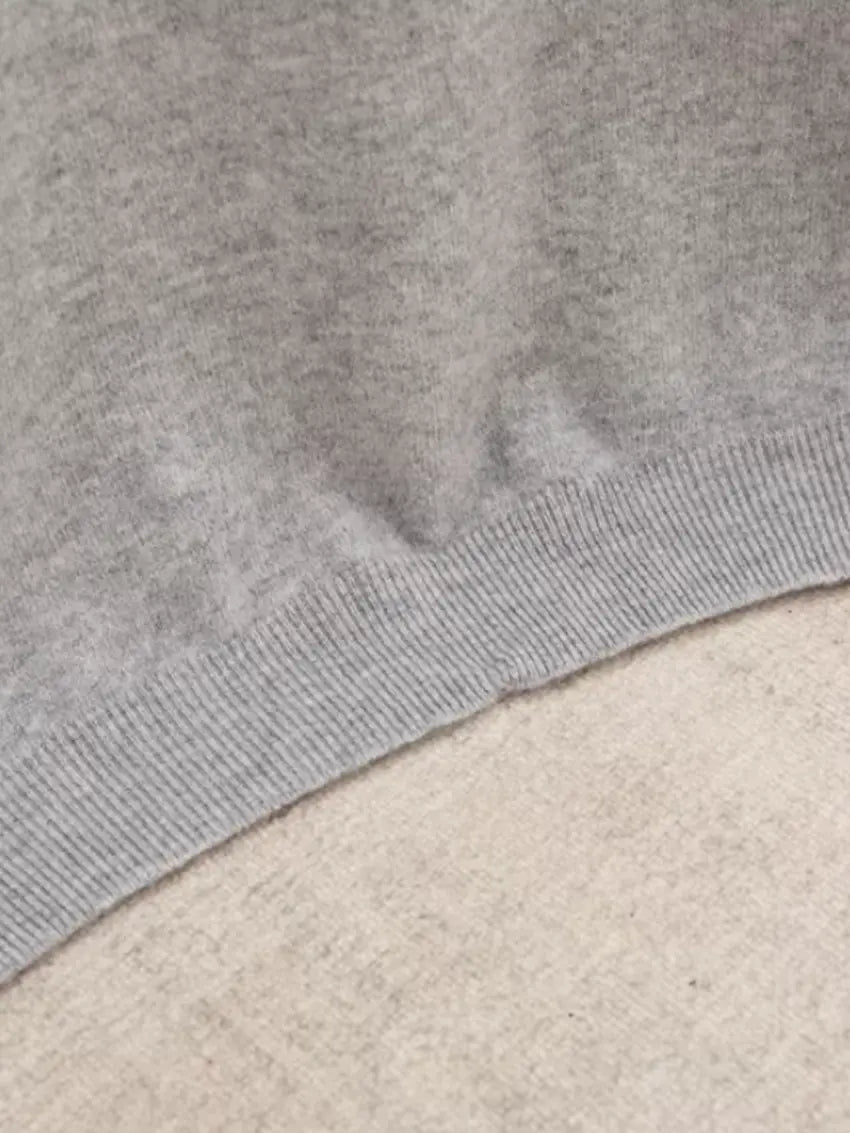 Maglietta Elegante in Cashwool Grigio