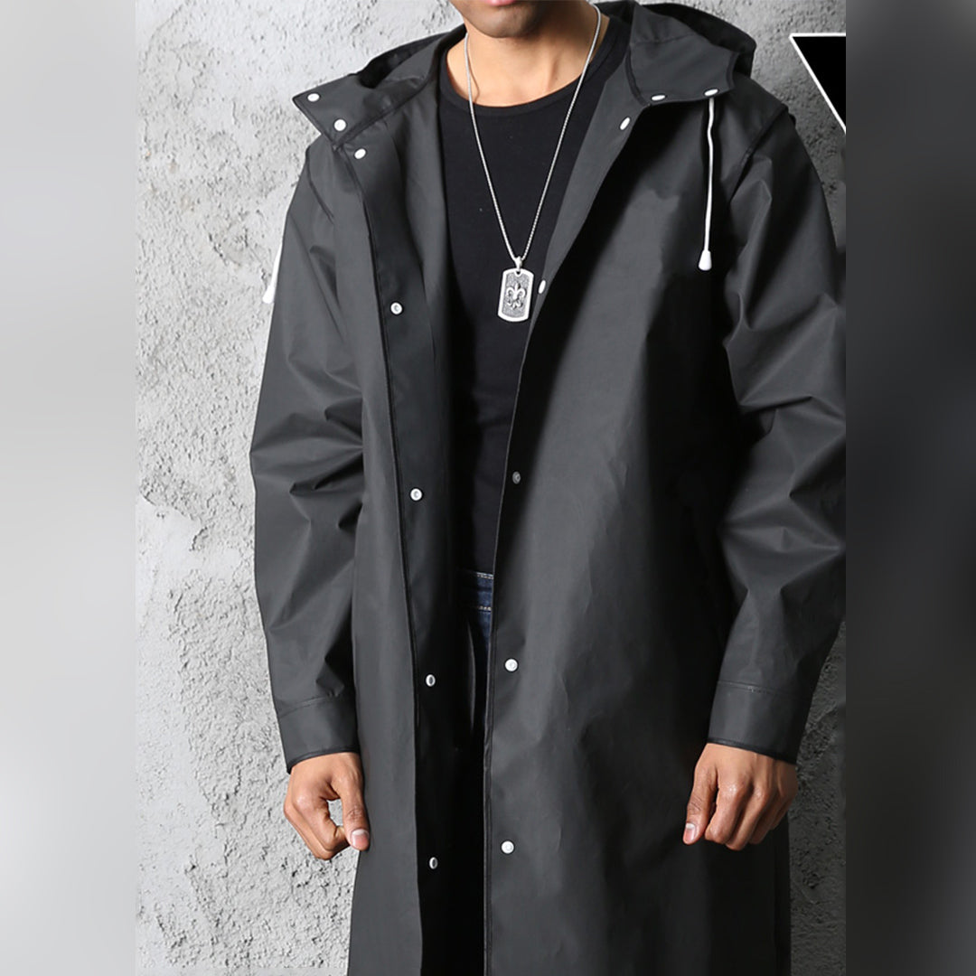 Carlo | Impermeabile leggero con cappuccio uomo
