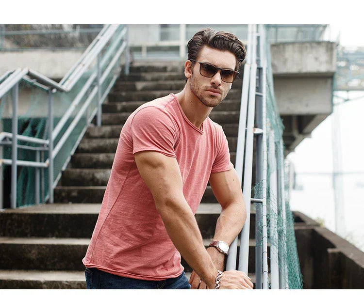 Maglietta Uomo Casual Comoda