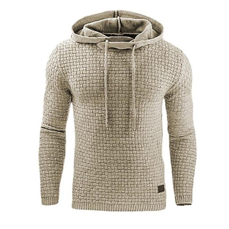 Felpa con cappuccio comoda uomo