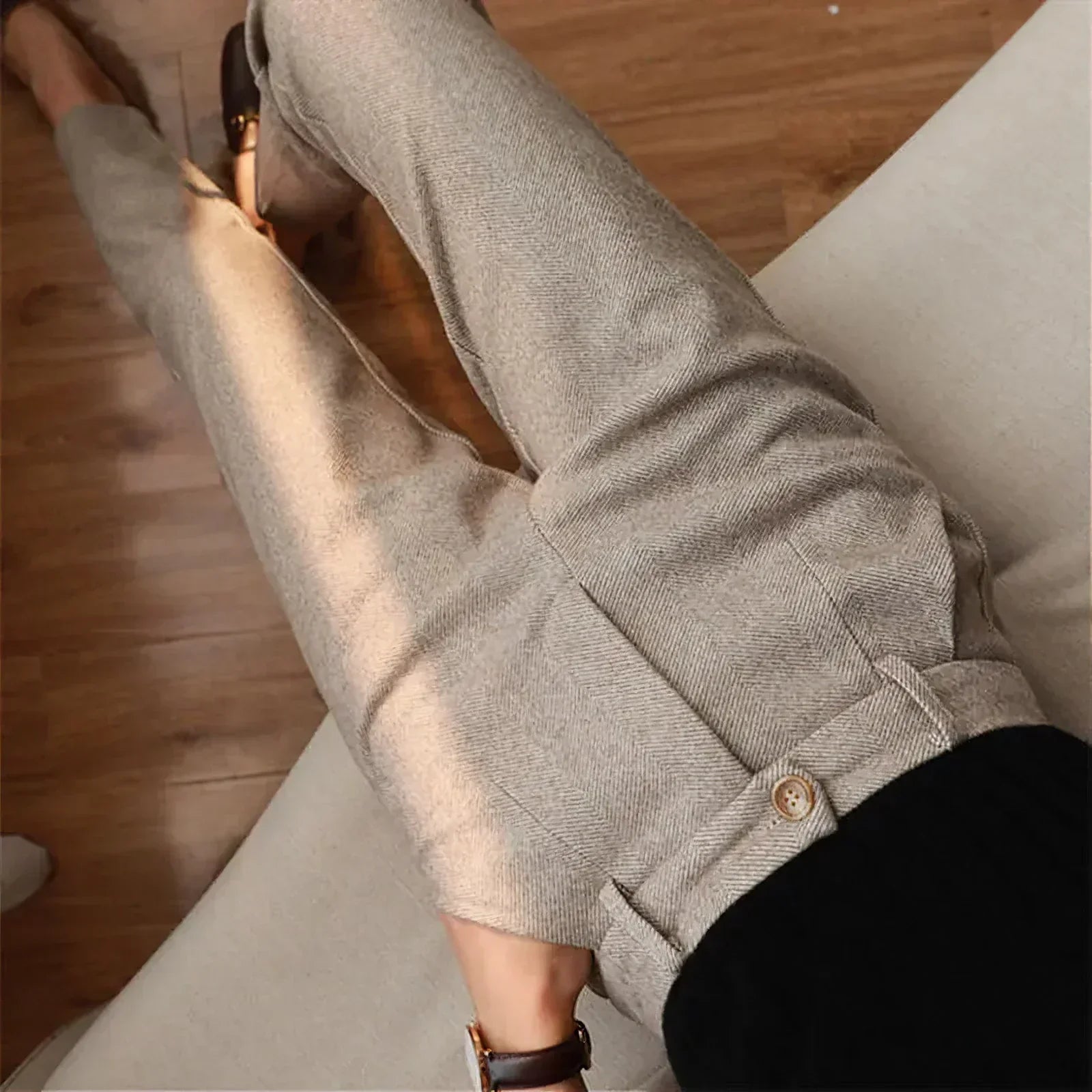 Pantaloni Eleganti in Cotone di Lusso