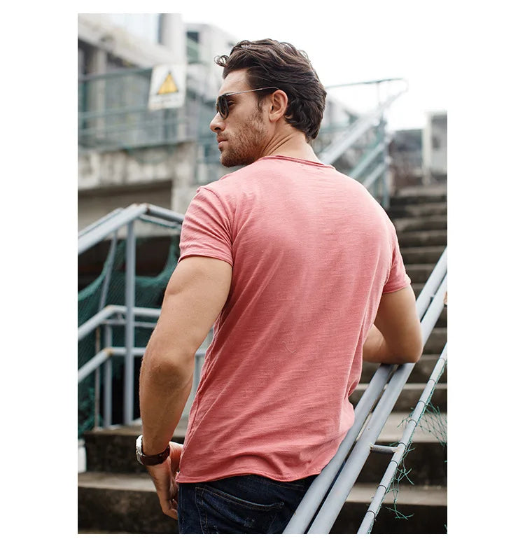 Maglietta Uomo Casual Comoda
