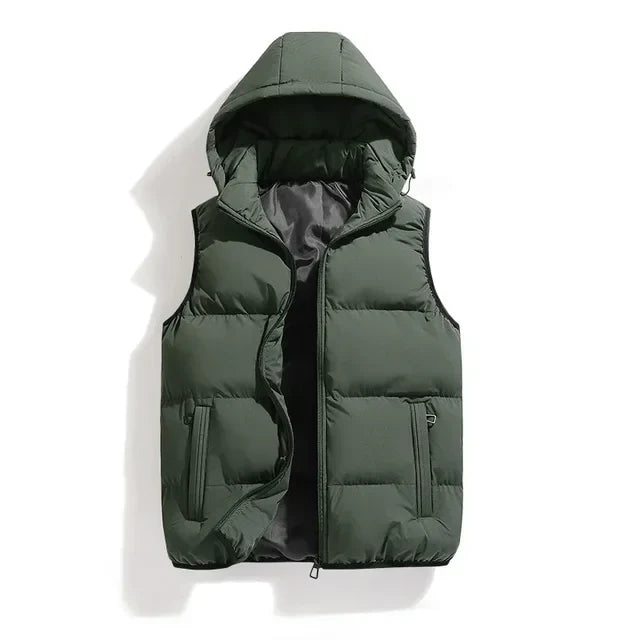 Marco | Gilet con cappuccio rimovibile uomo