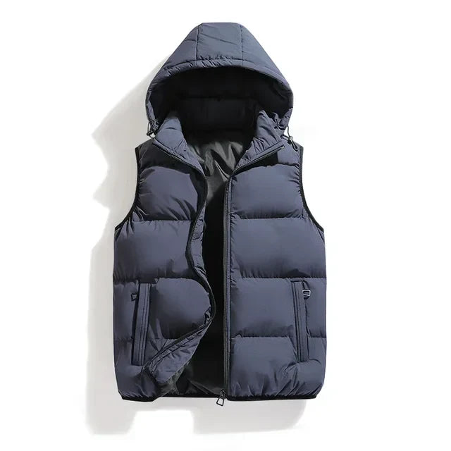 Marco | Gilet con cappuccio rimovibile uomo