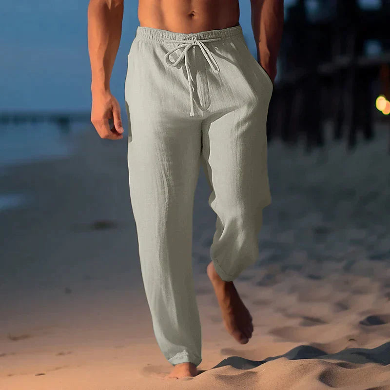 Pantaloni Eleganti in Lino Confortevole