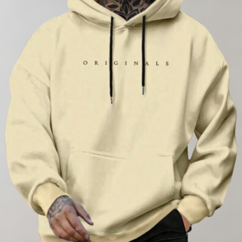Alessandro | Felpa uomo con cappuccio leggera casual