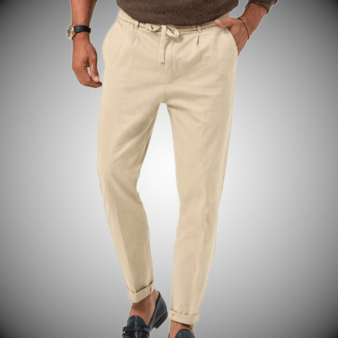 Pantaloni uomo lino alta qualità