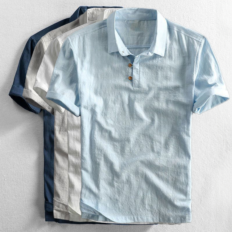 Polo Uomo Lusso in Lino