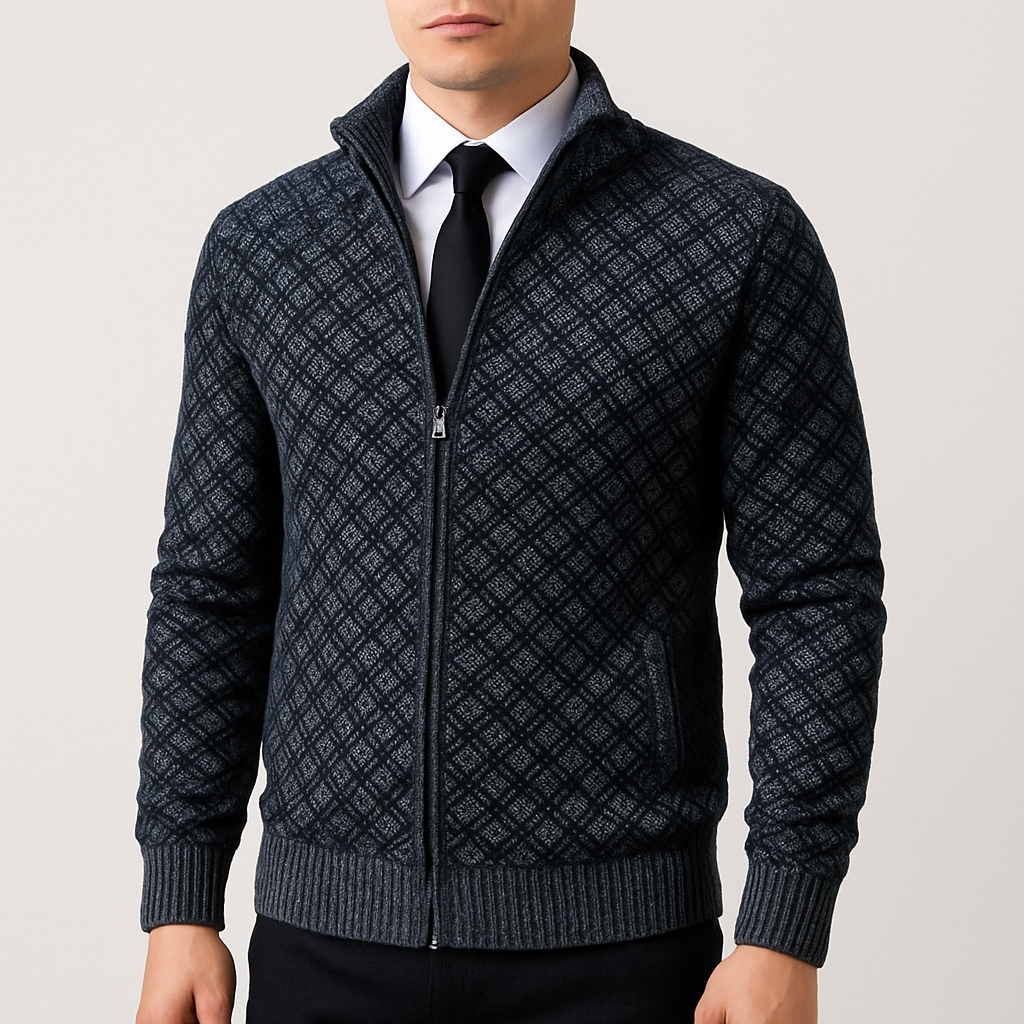 Simone | Cardigan lavorato a maglia per uomo