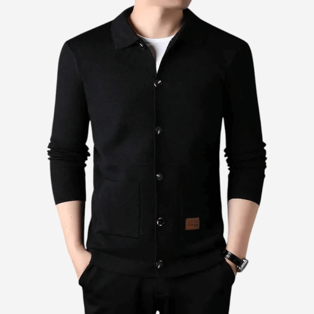 Francesco | Cardigan slim fit in maglia elegante per uomo