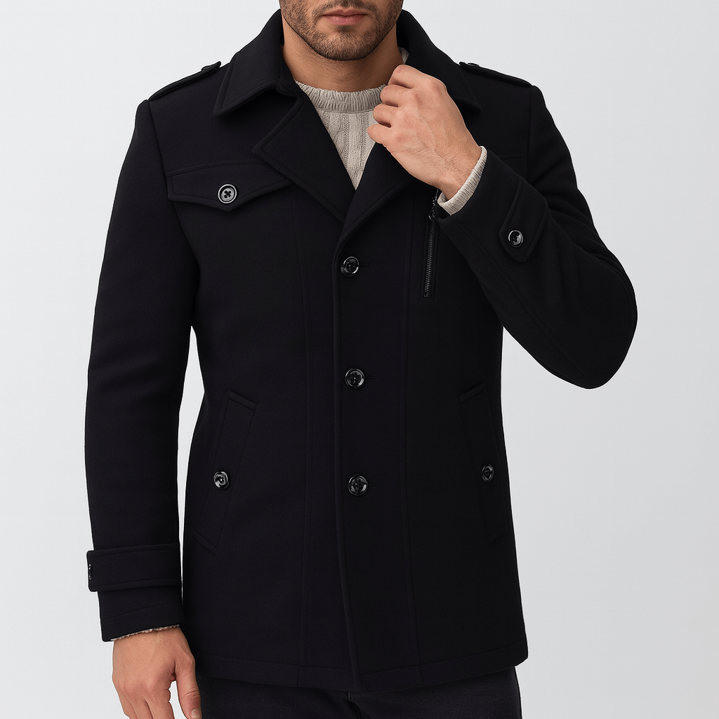 Stefano | Trench coat elegante da uomo
