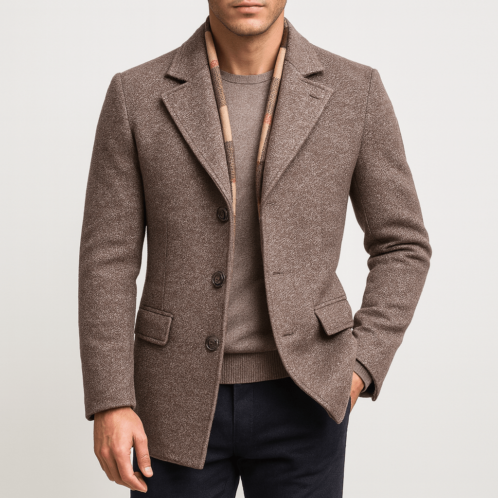 Antonio | Cappotto elegante da uomo in lana