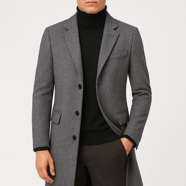 Claudio | Cappotto elegante da uomo in lana