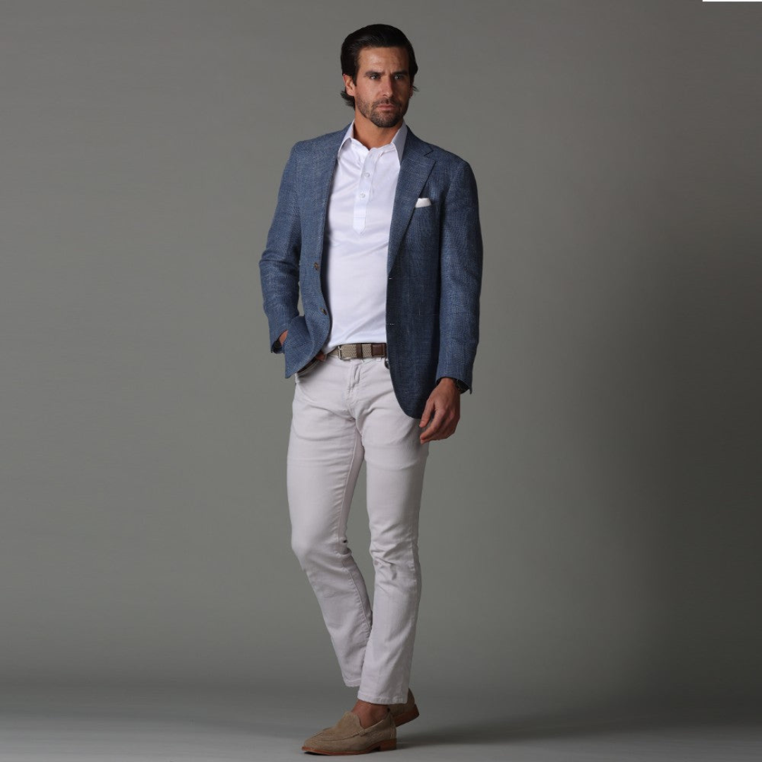 Camicia Uomo Slim Fit Cotone Bianco