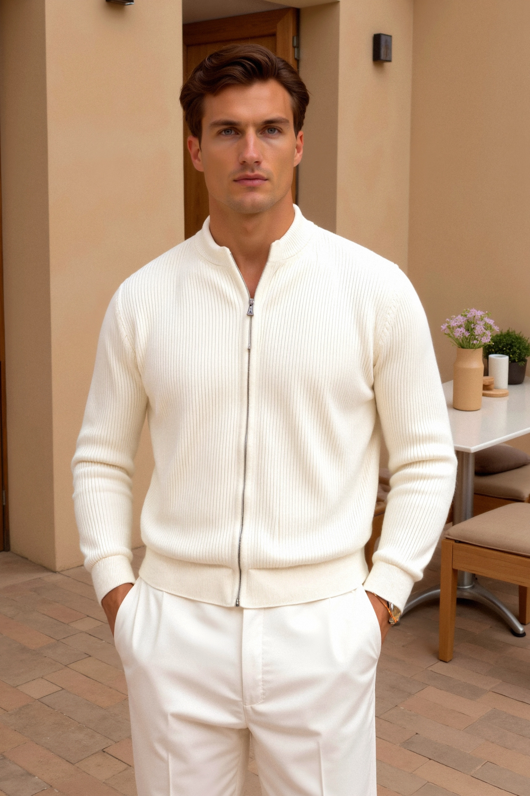 Gabriele | Cardigan lavorato a maglia per uomo