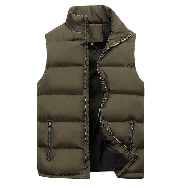 Giorgio | Gilet invernale con zip per uomo