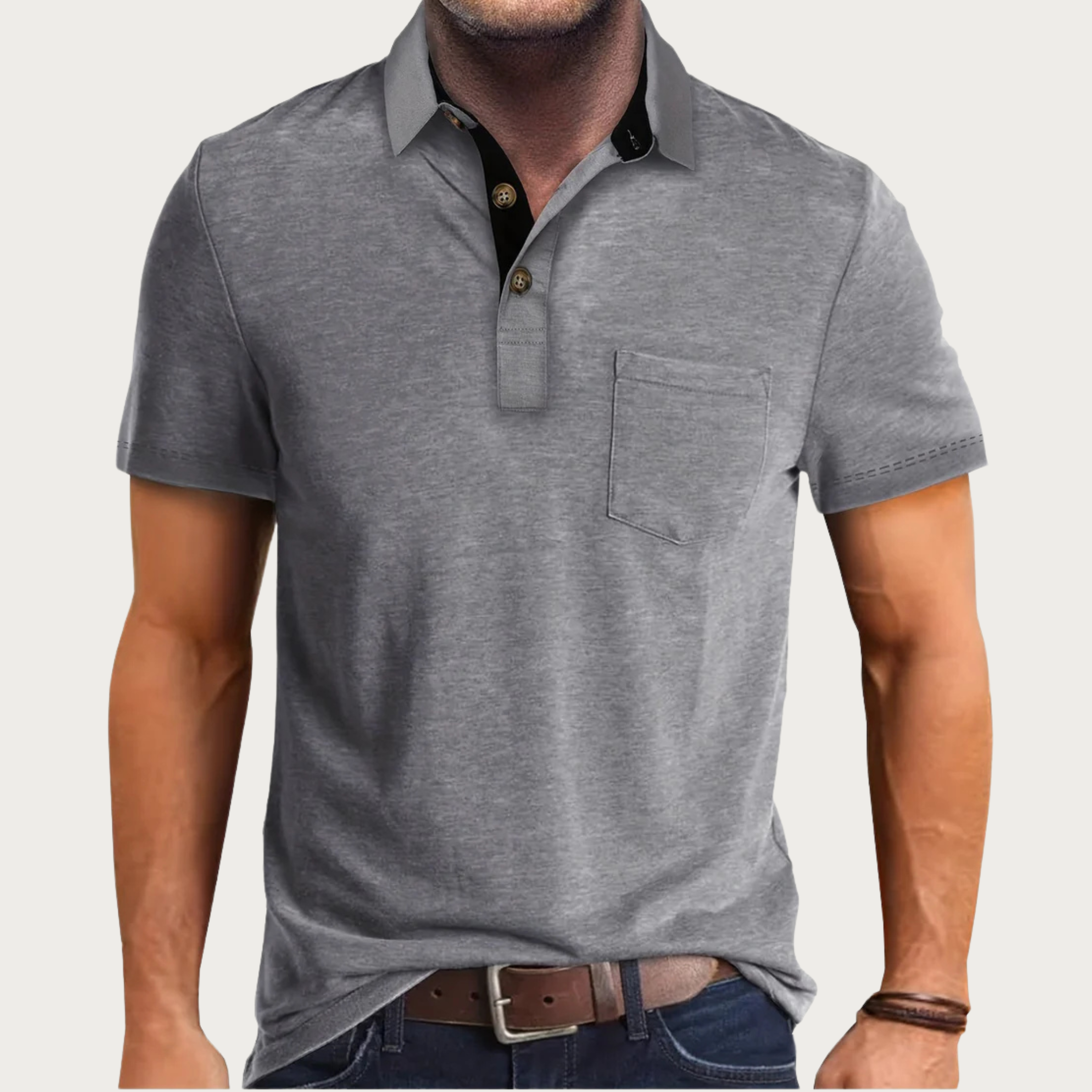 Polo Classica Uomo Elegante