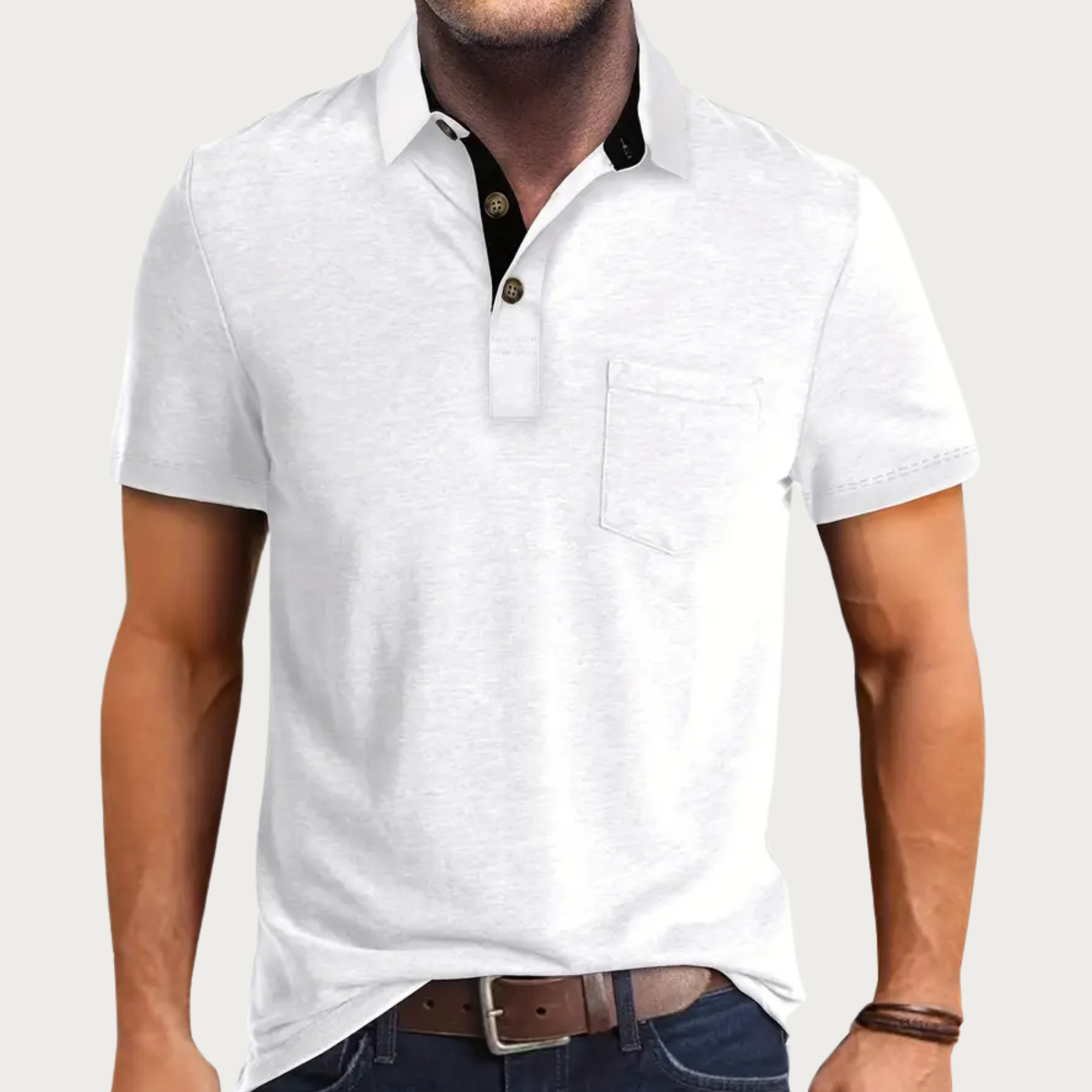 Polo Classica Uomo Elegante